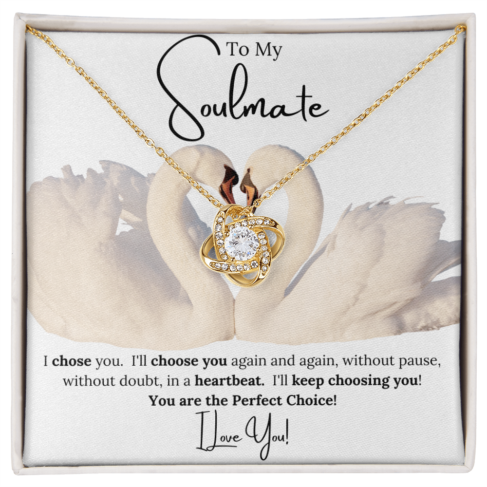 LOVE KNOT NECKLACE CHOICE For HER