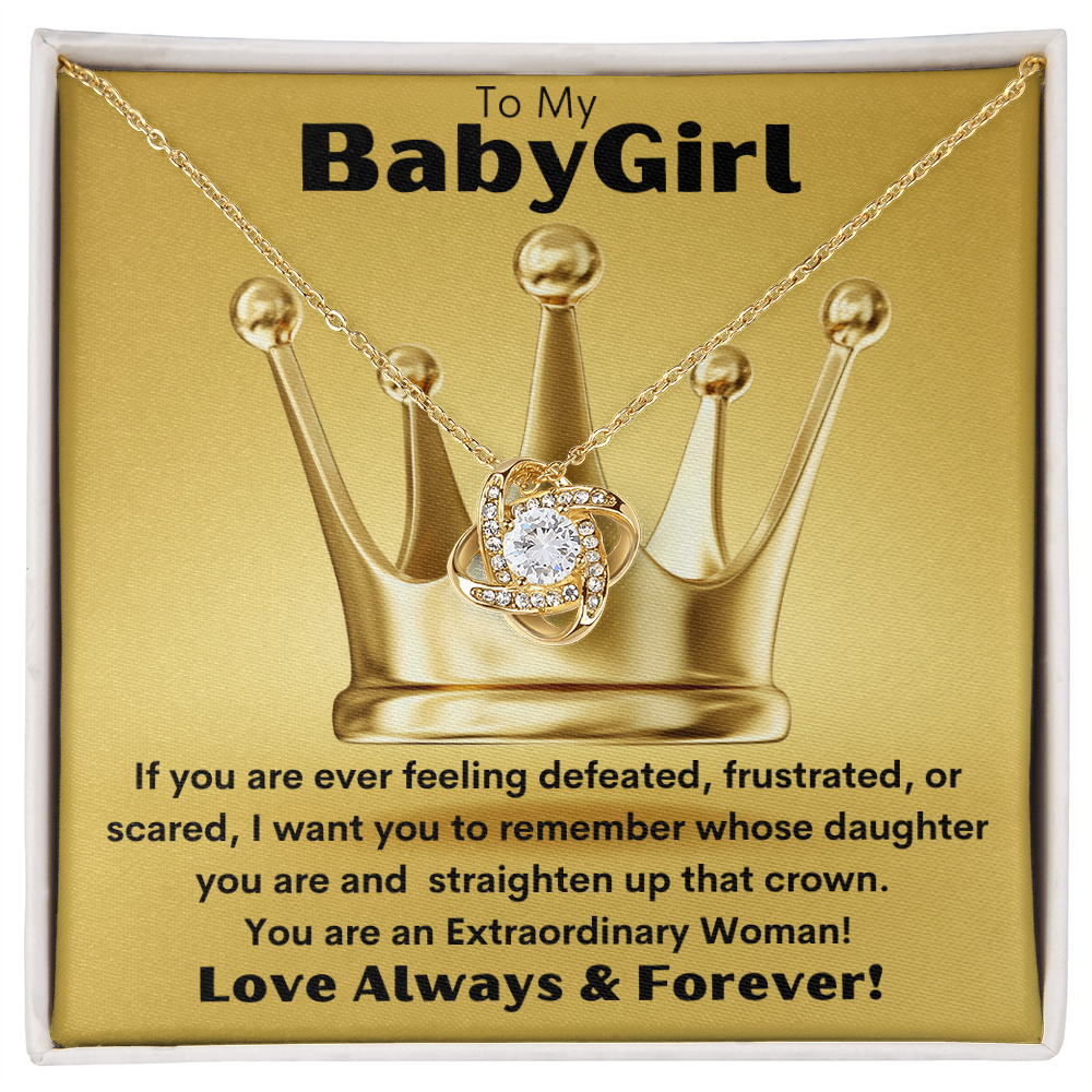 BabyGirl / Love Knot Necklace