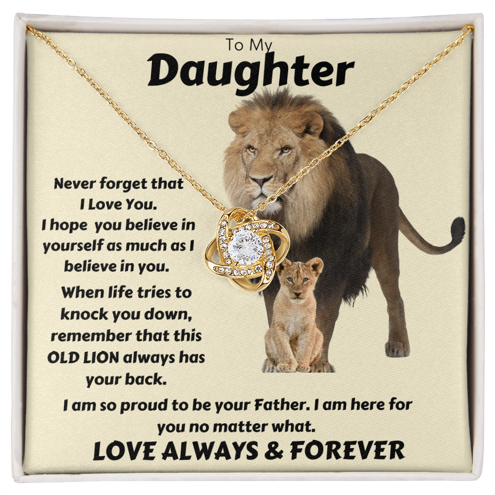 Daughter & OLD LION / Love Knot Necklace