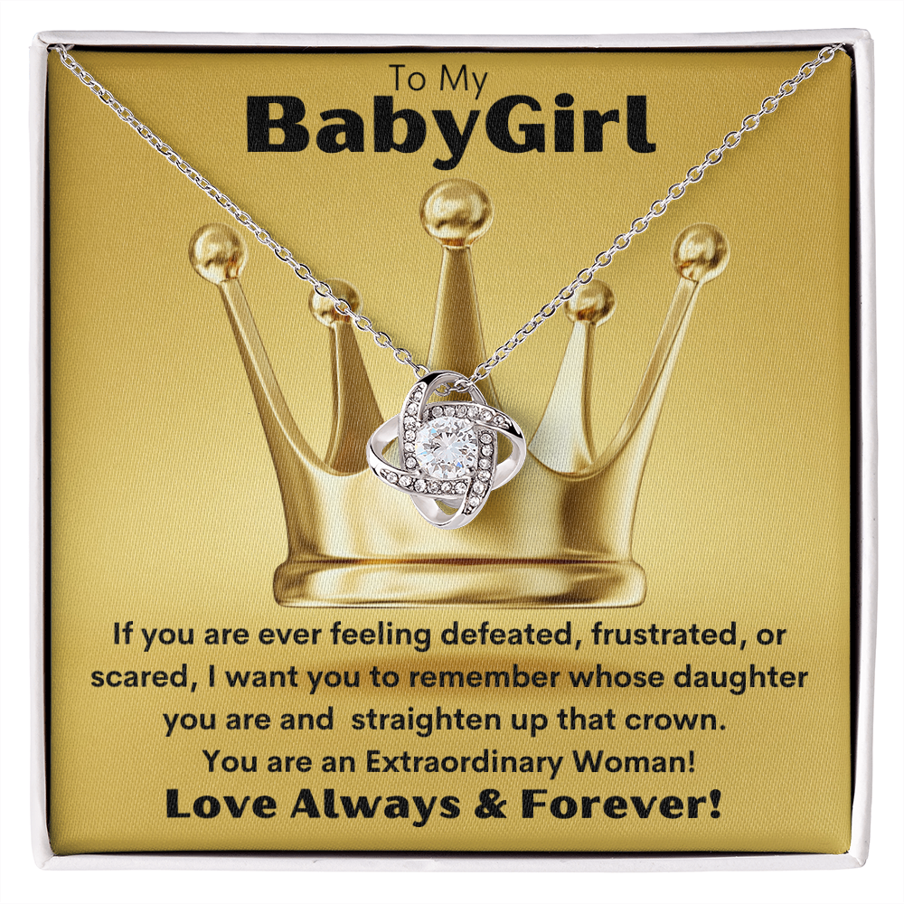 BabyGirl / Love Knot Necklace