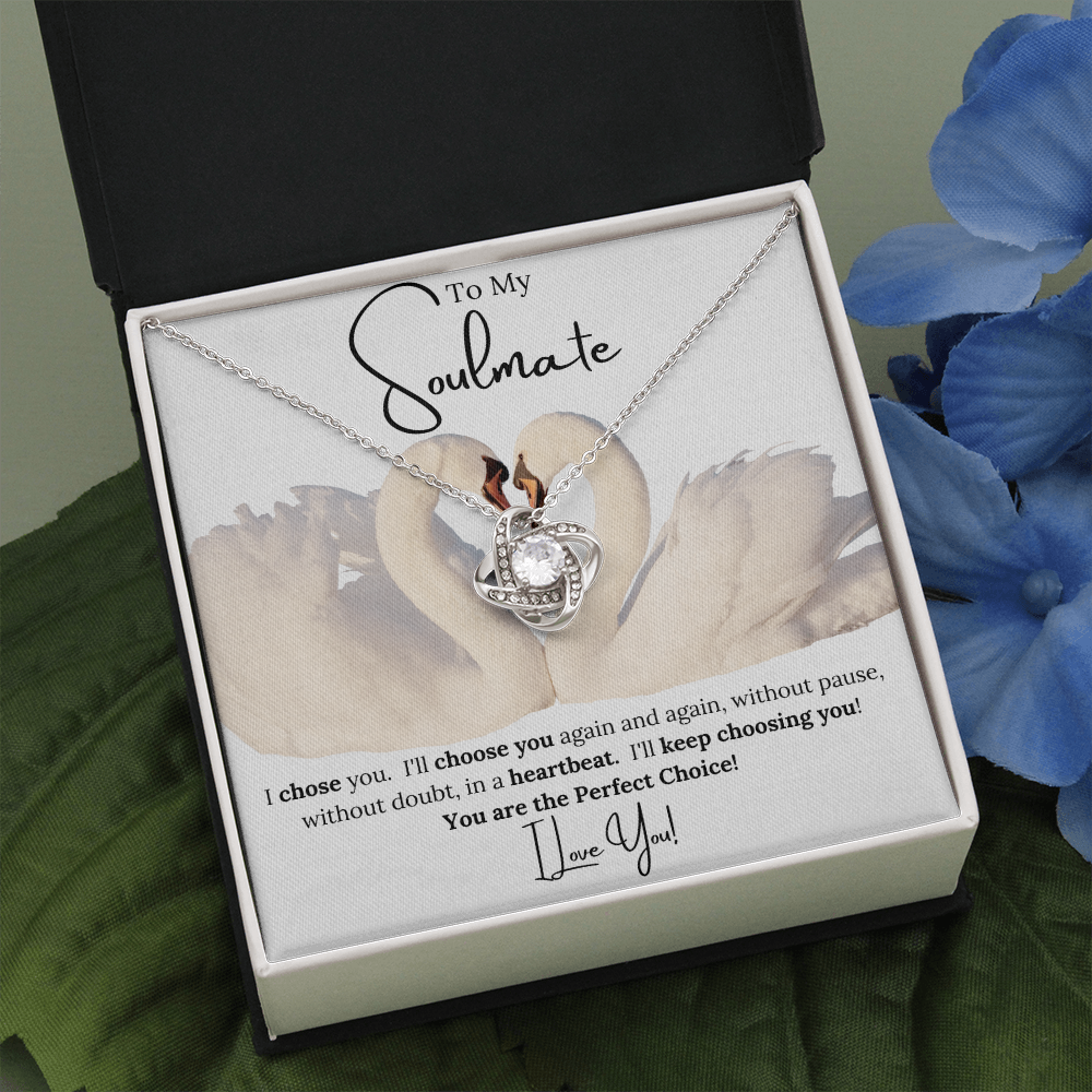 LOVE KNOT NECKLACE CHOICE For HER