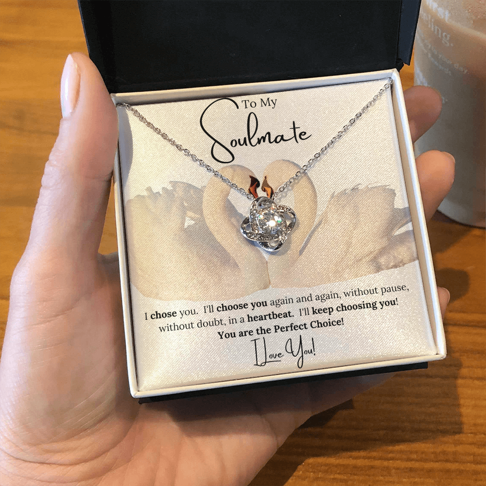 LOVE KNOT NECKLACE CHOICE For HER