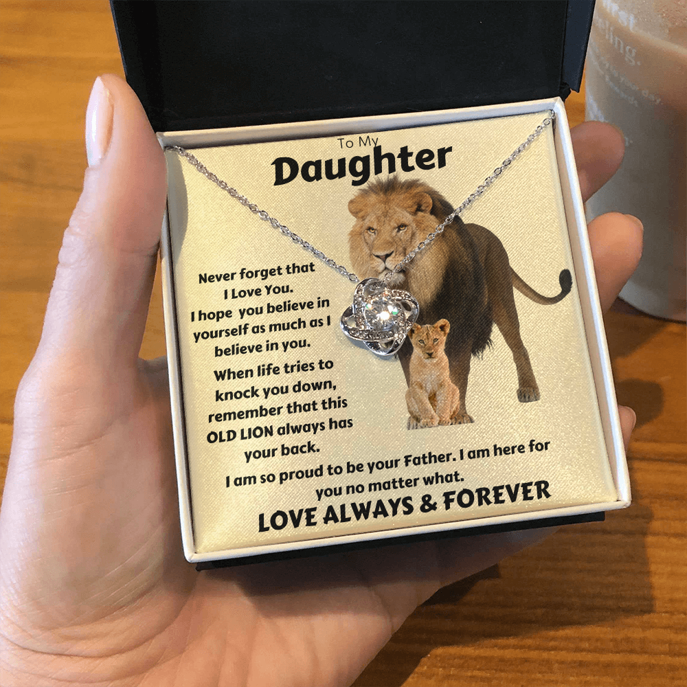 Daughter & OLD LION / Love Knot Necklace