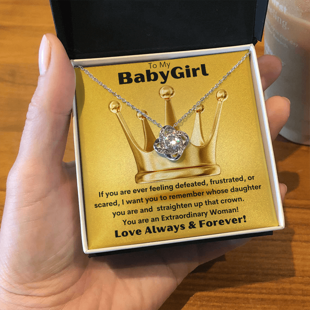 BabyGirl / Love Knot Necklace