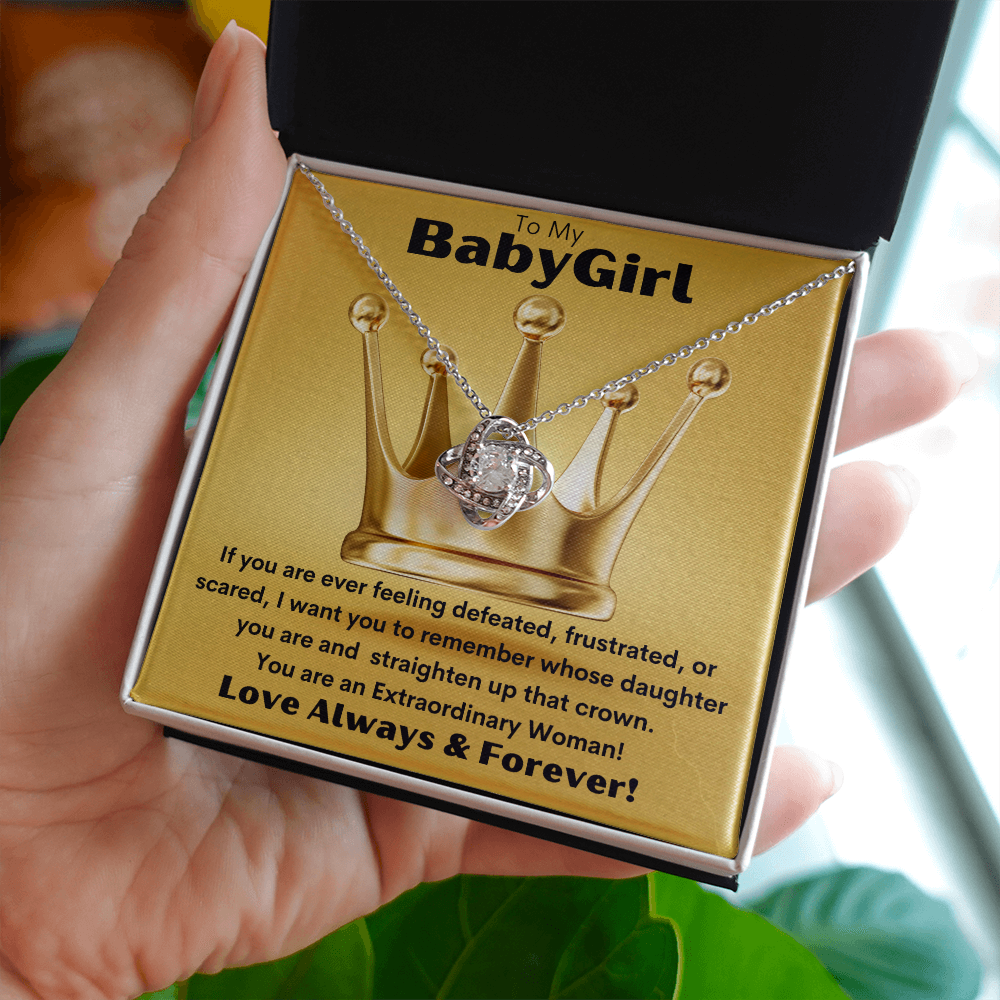 BabyGirl / Love Knot Necklace