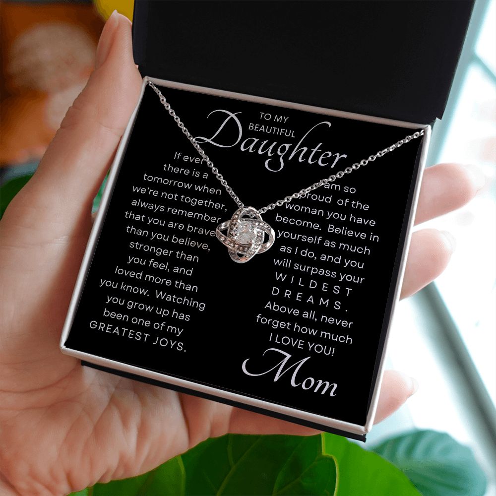 Daughter Greatest Joy Love Knot BLK
