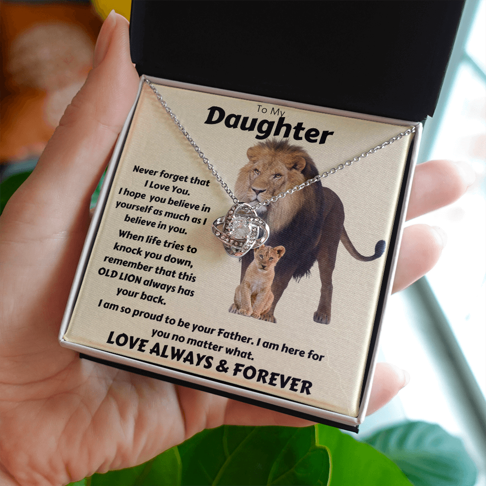 Daughter & OLD LION / Love Knot Necklace
