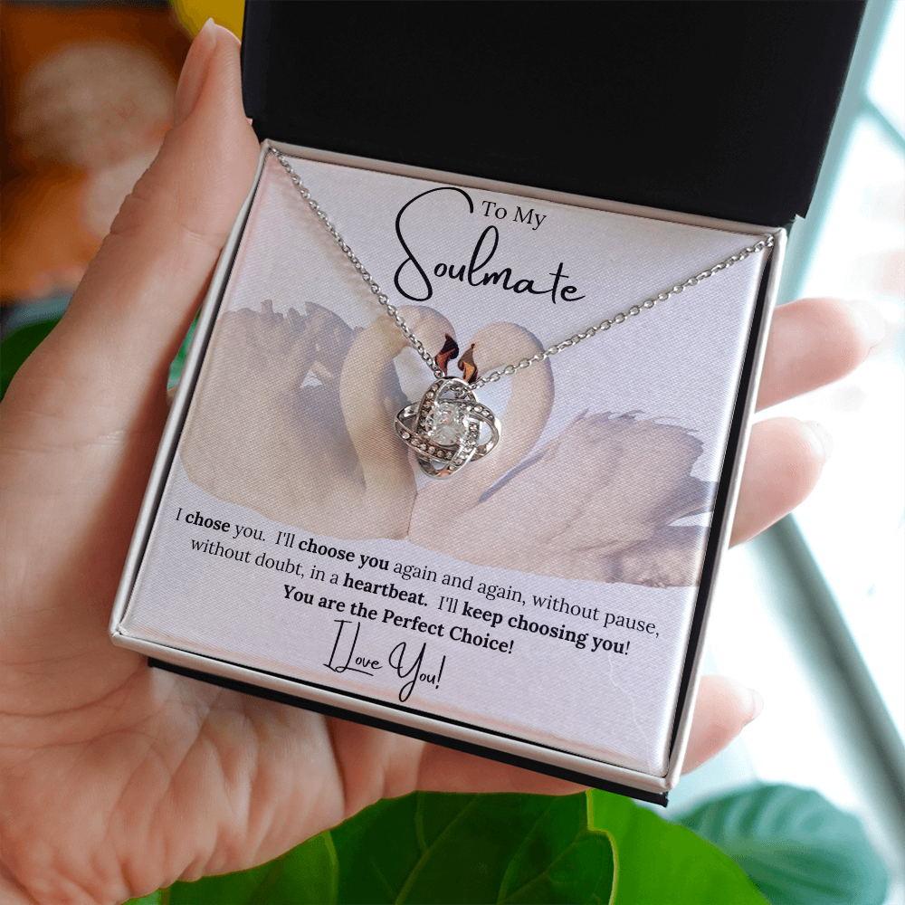 LOVE KNOT NECKLACE CHOICE For HER