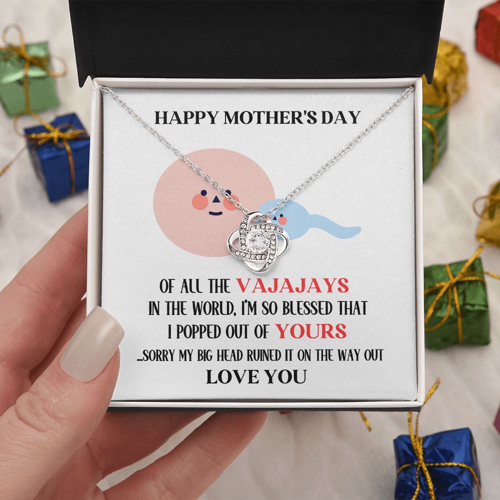 Mother's Day Your Vajajay Love Knot Necklace