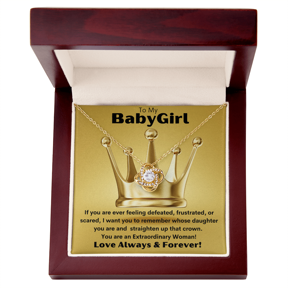 BabyGirl / Love Knot Necklace
