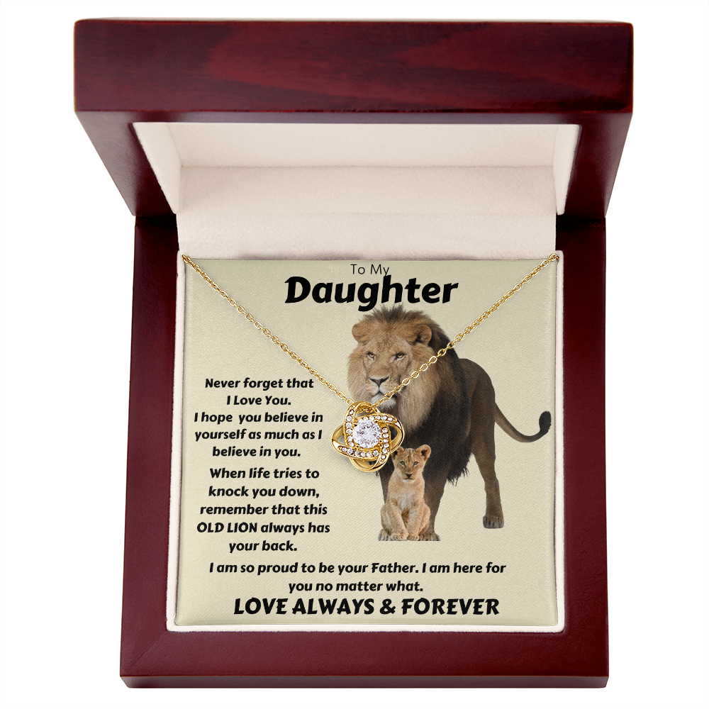 Daughter & OLD LION / Love Knot Necklace