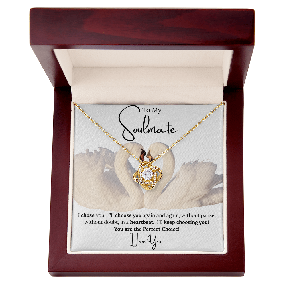 LOVE KNOT NECKLACE CHOICE For HER