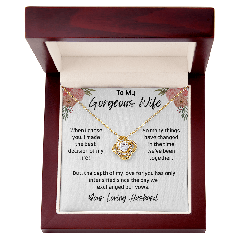 Gorgeous Wife / Love Knot Necklace