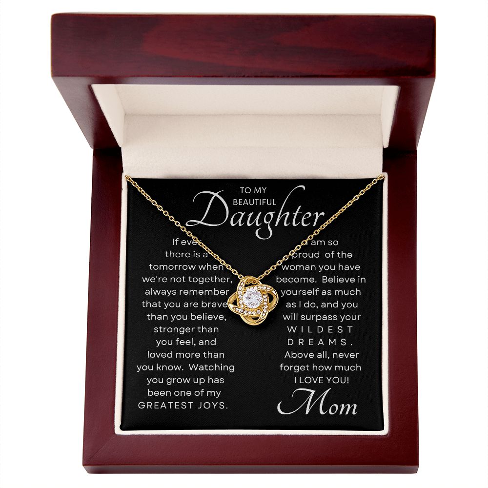Daughter Greatest Joy Love Knot BLK