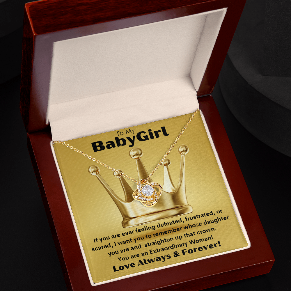 BabyGirl / Love Knot Necklace