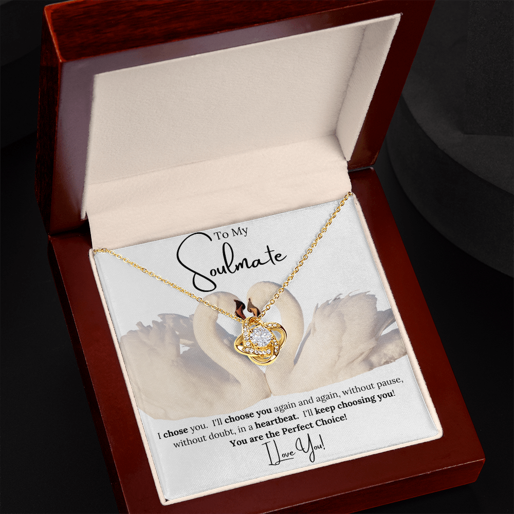 LOVE KNOT NECKLACE CHOICE For HER