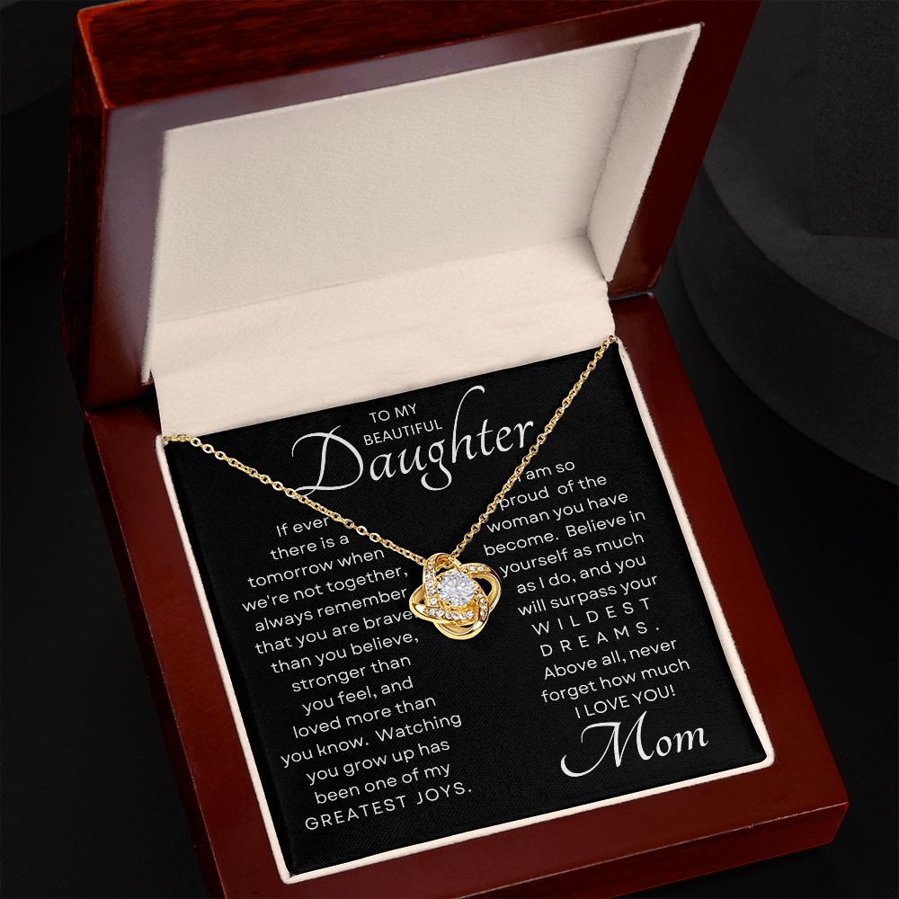 Daughter Greatest Joy Love Knot BLK