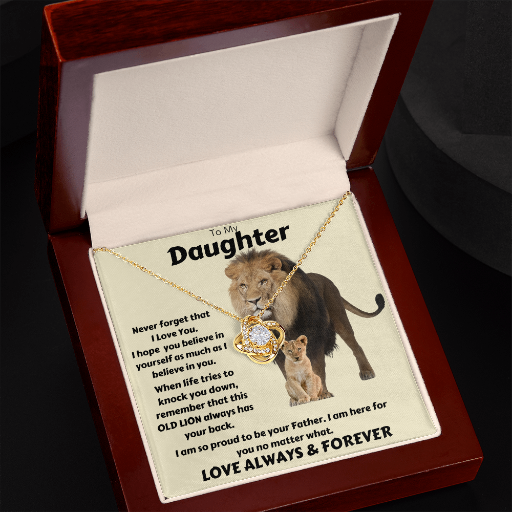 Daughter & OLD LION / Love Knot Necklace