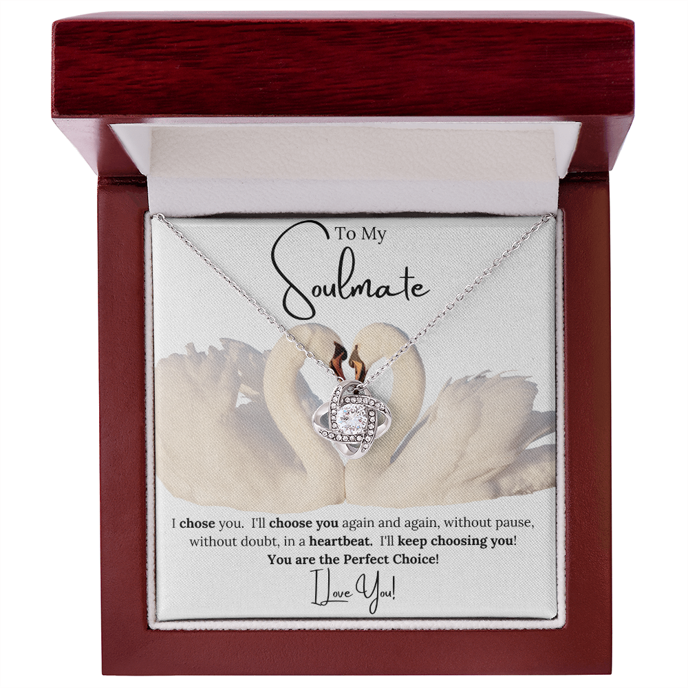 LOVE KNOT NECKLACE CHOICE For HER