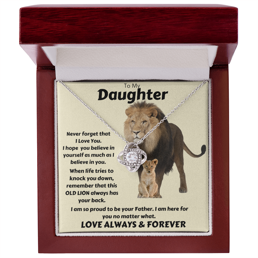Daughter & OLD LION / Love Knot Necklace