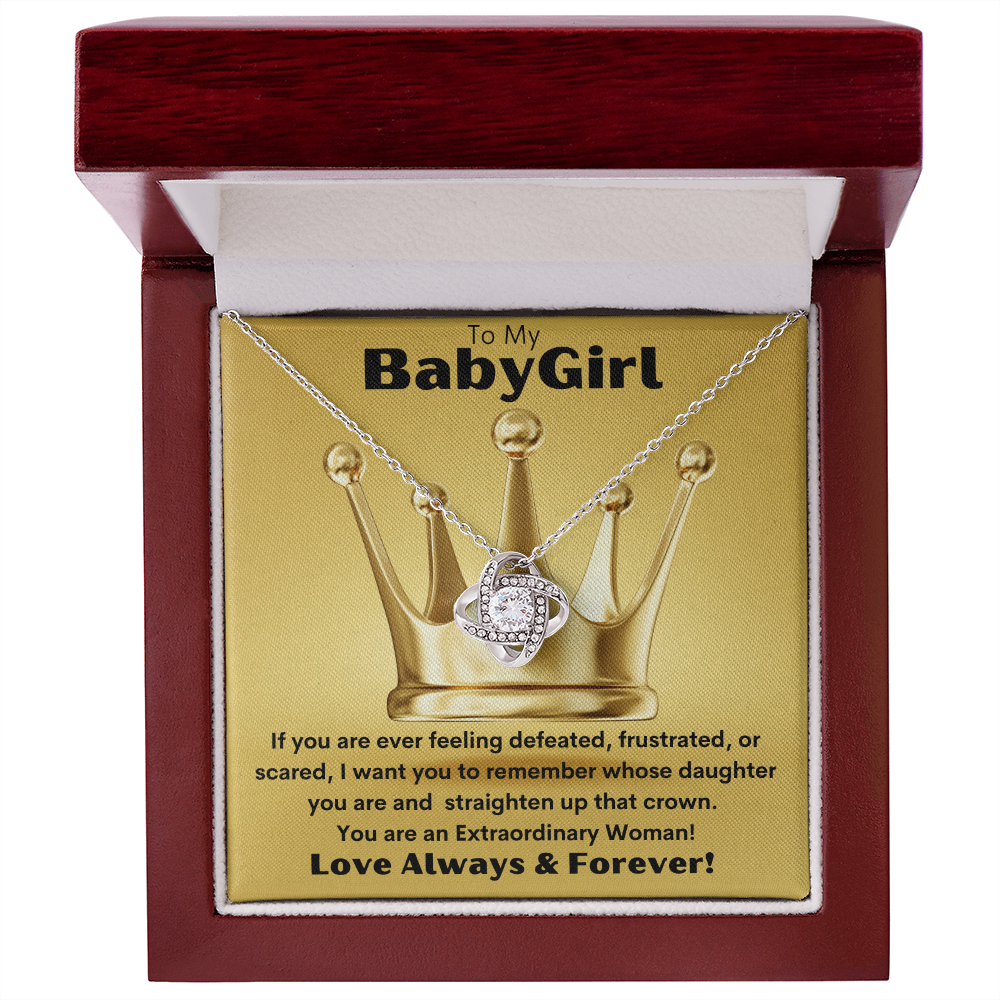 BabyGirl / Love Knot Necklace