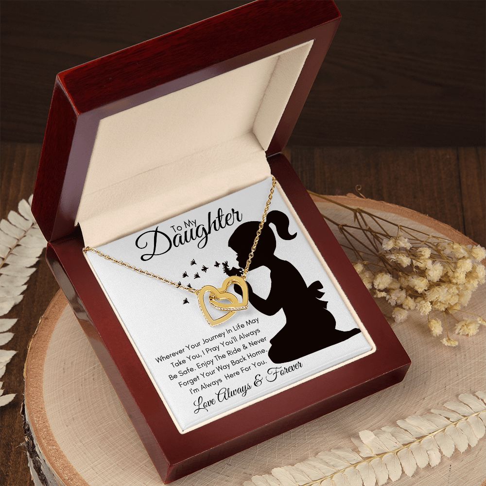 Daughter Journey / Interlocking Hearts Necklace