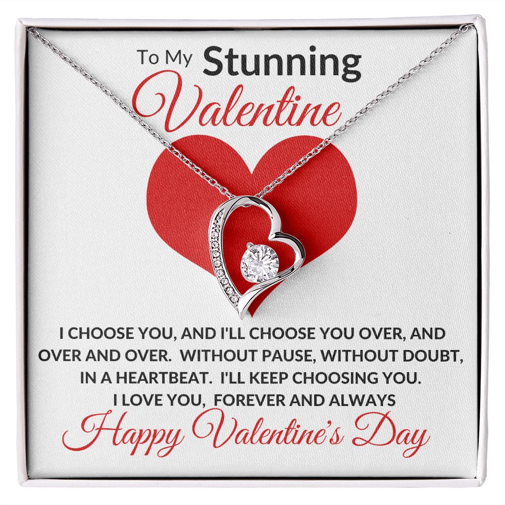 Stunning Valentine Forever Love Necklace