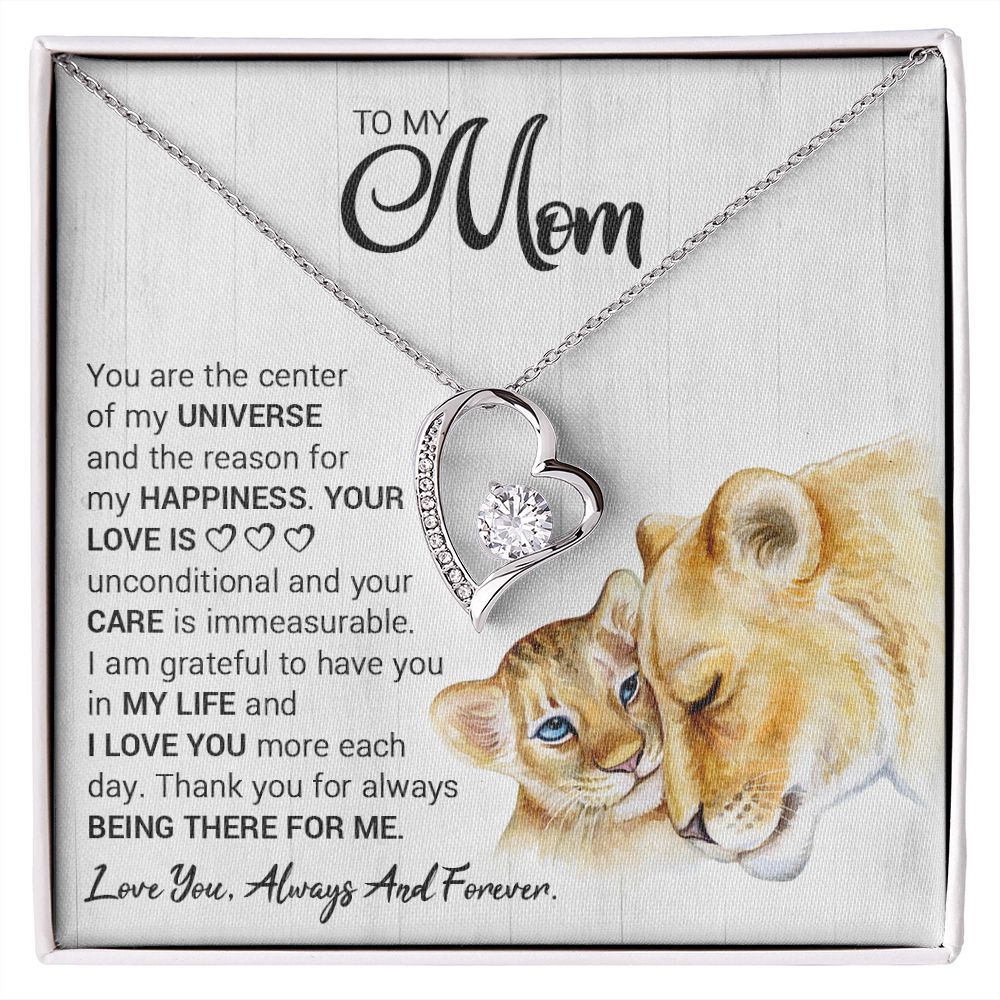 Mom Lioness Universe Forever Love Necklace