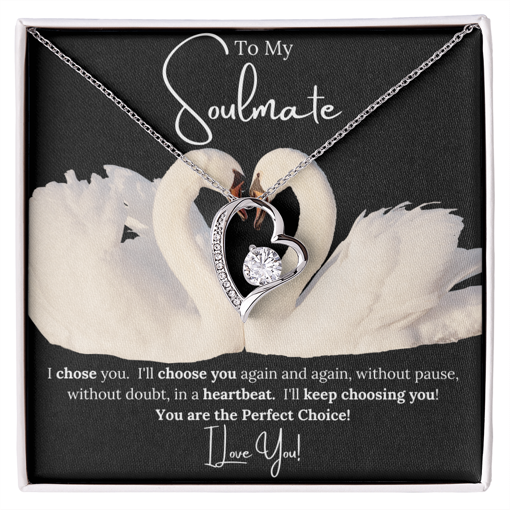 Forever Love Necklace Choice For her BLK