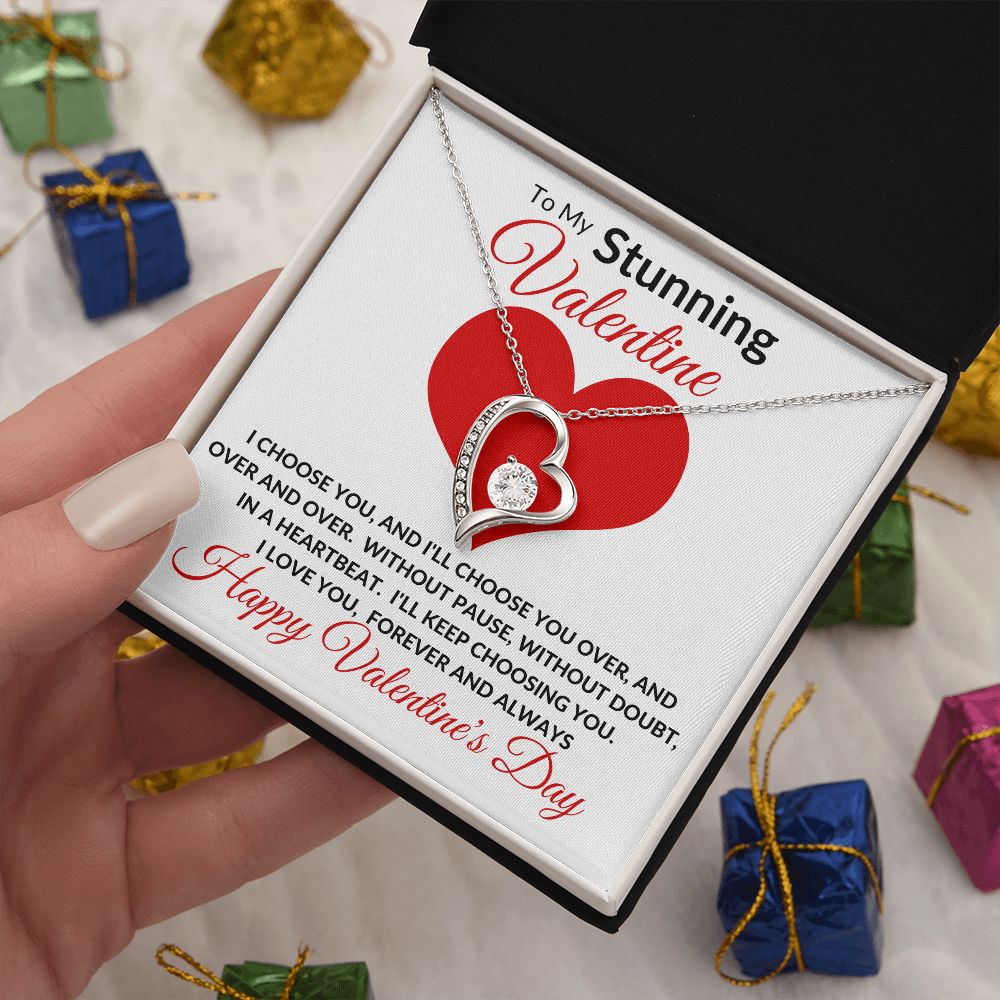 Stunning Valentine Forever Love Necklace