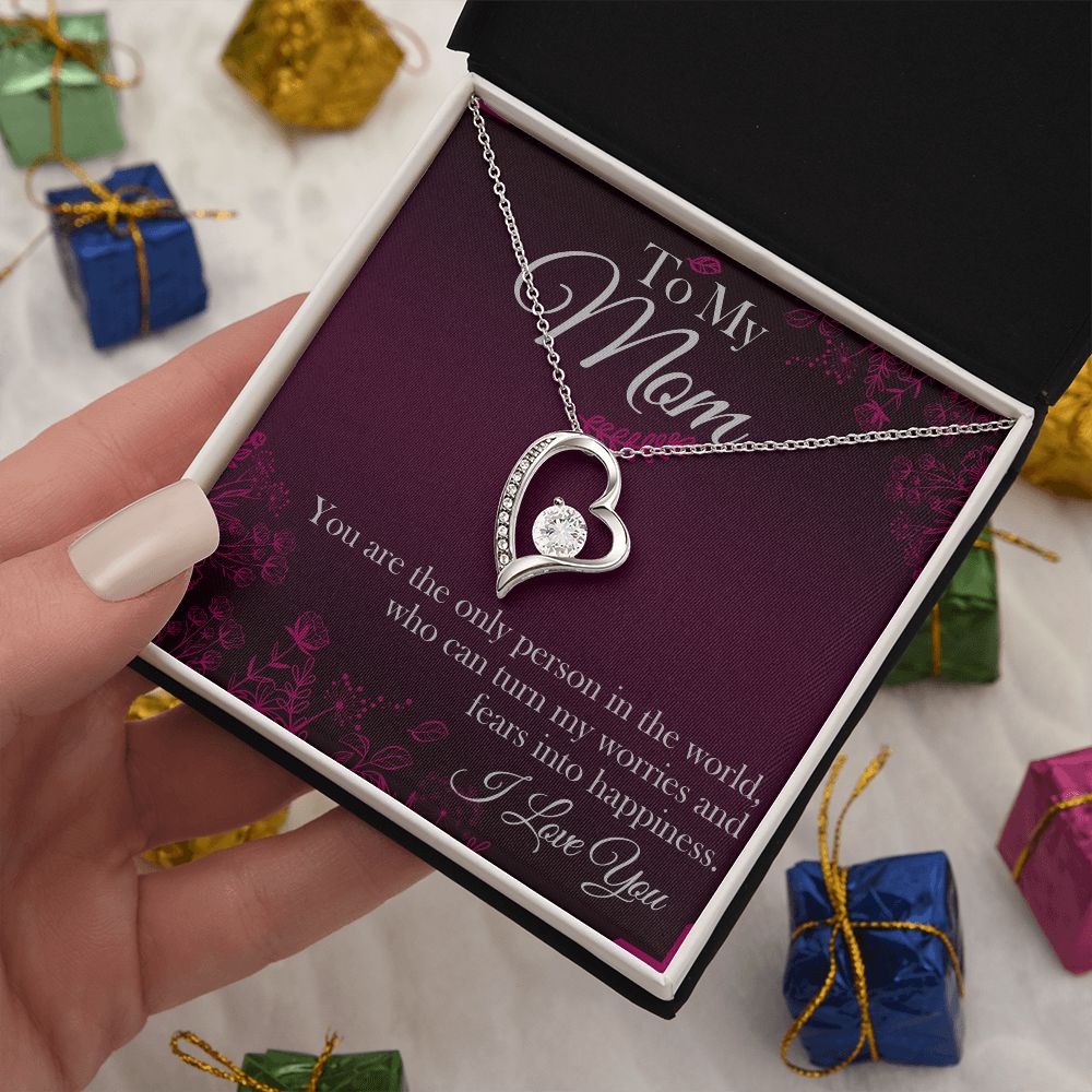 Mom You're The Only One Forever Love Necklace