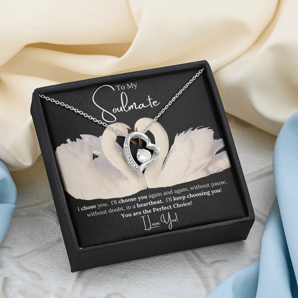 Forever Love Necklace Choice For her BLK