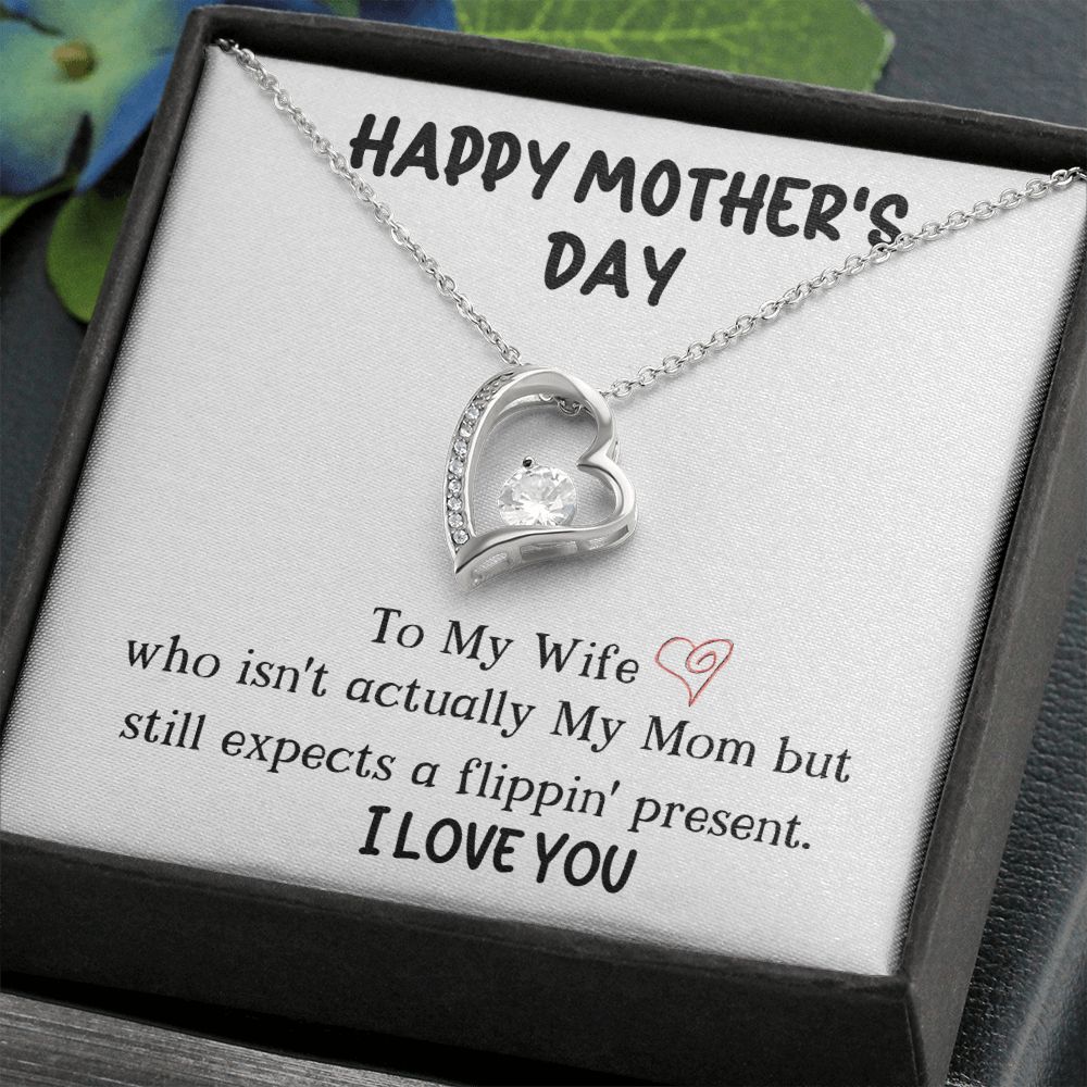 Wife Happy Mother's Day Forever Love Necklace