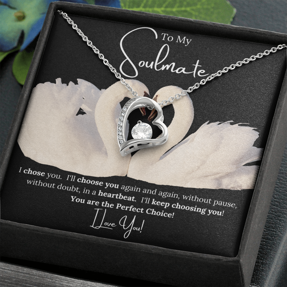 Forever Love Necklace Choice For her BLK