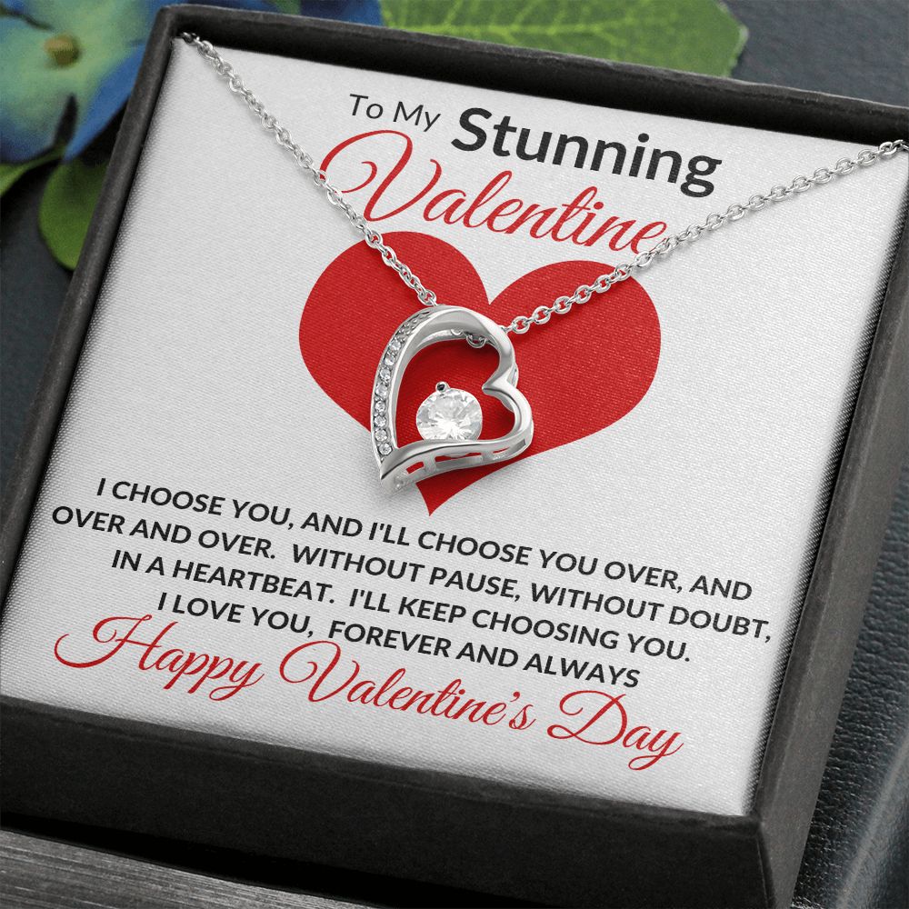 Stunning Valentine Forever Love Necklace