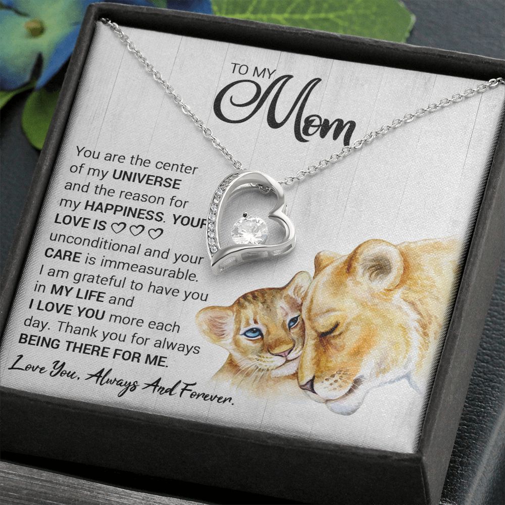 Mom Lioness Universe Forever Love Necklace