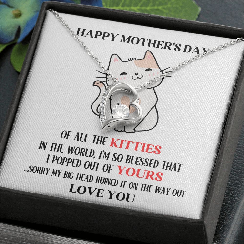 Mother's Day Your Kitty Forever Love Necklace