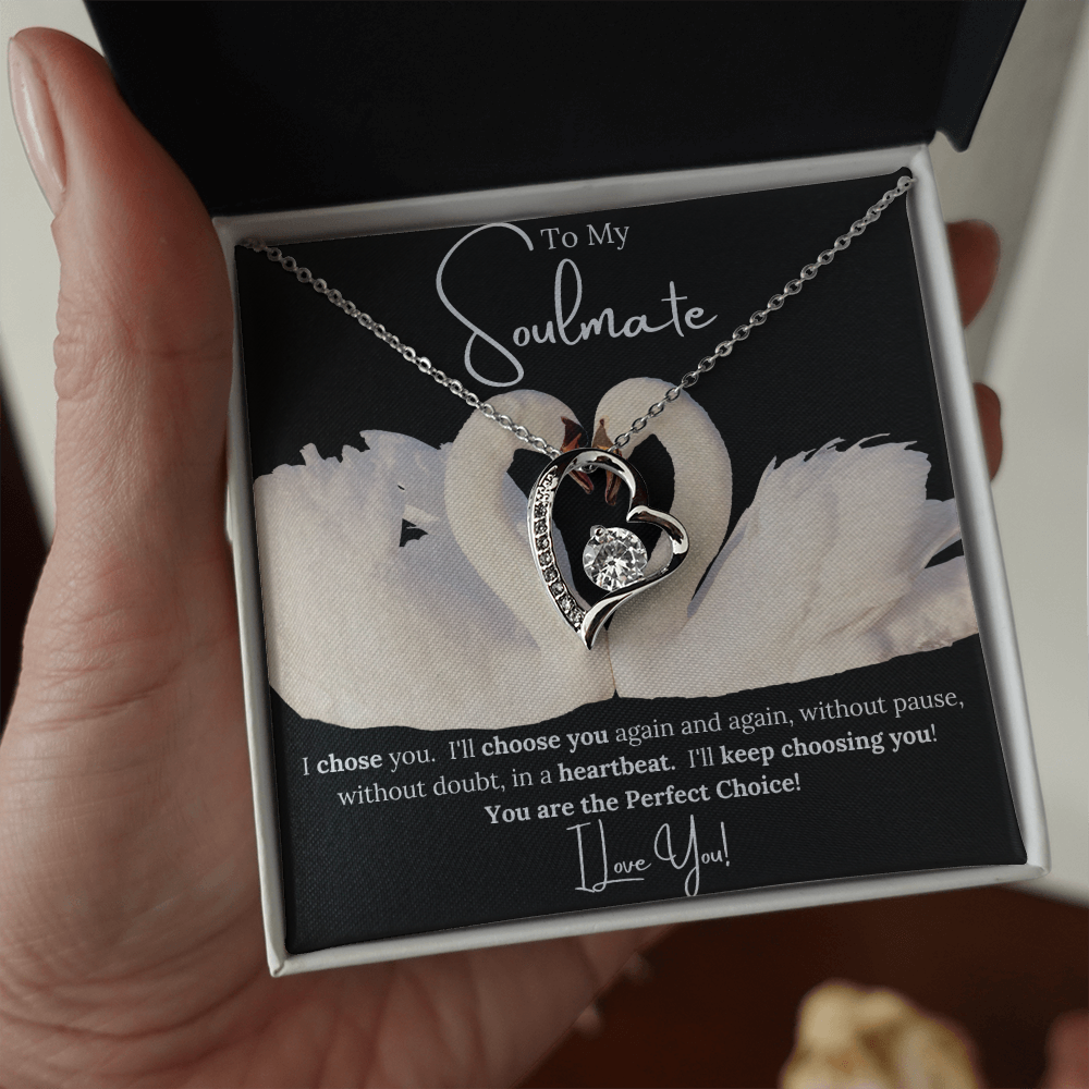 Forever Love Necklace Choice For her BLK