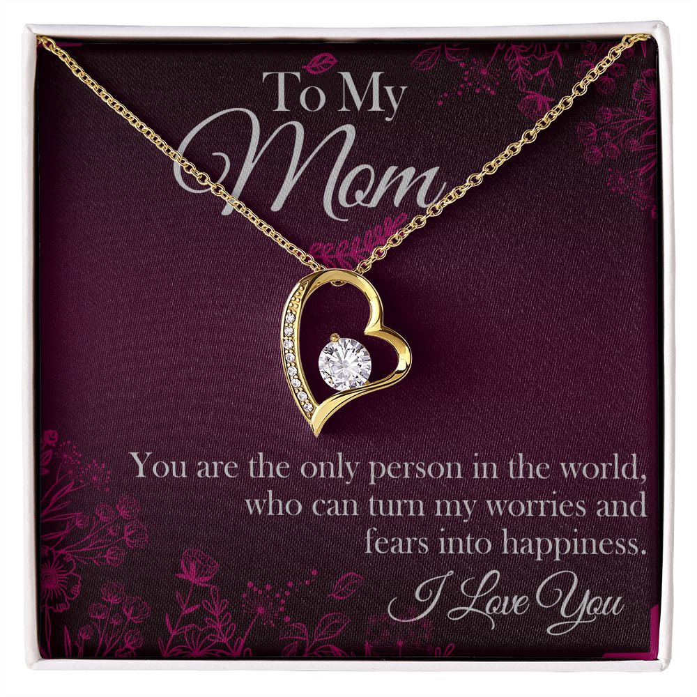 Mom You're The Only One Forever Love Necklace