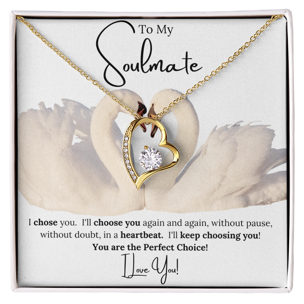 Forever Love Necklace Soulmate Choice For Her