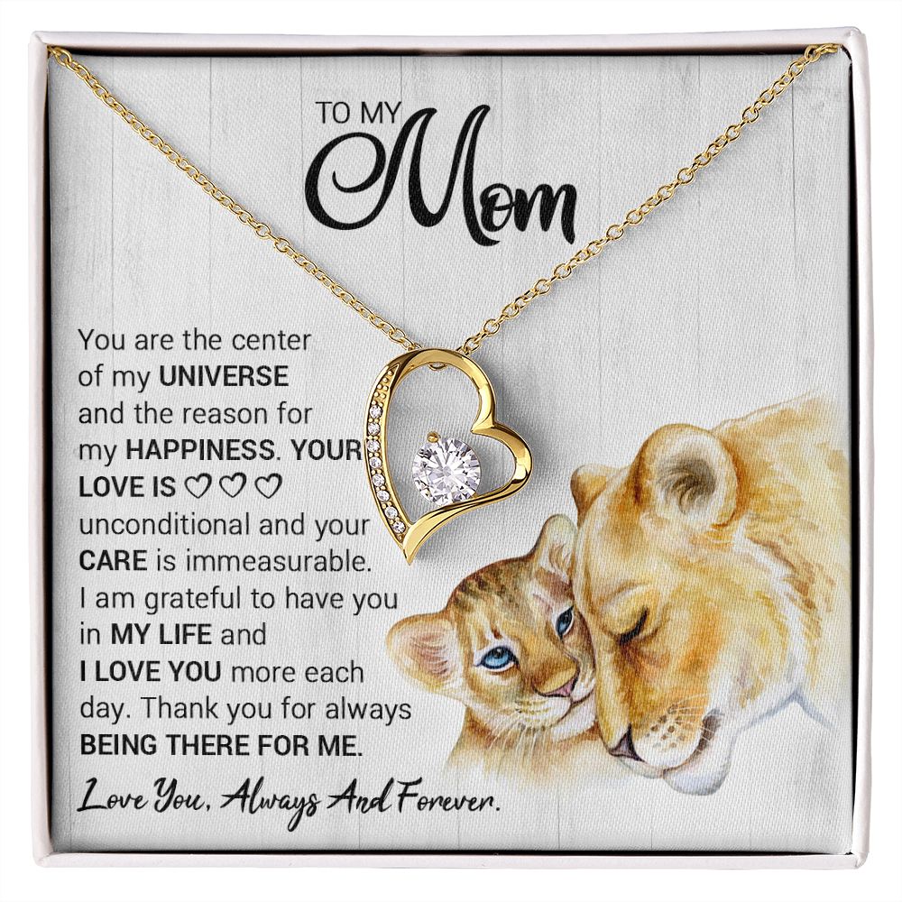 Mom Lioness Universe Forever Love Necklace