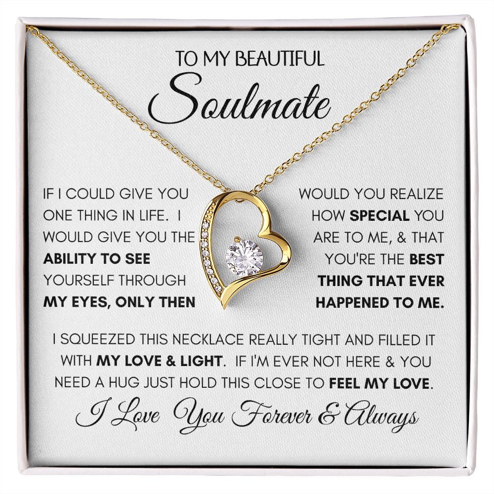 Beautiful Soulmate Special Forever Love Necklace