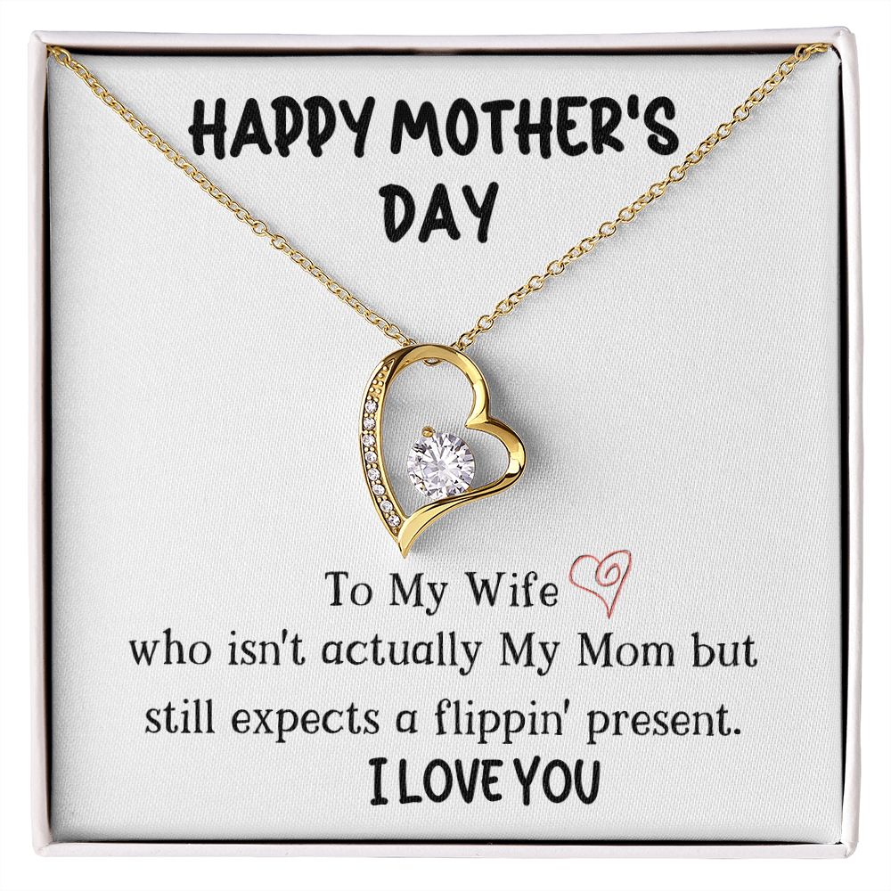 Wife Happy Mother's Day Forever Love Necklace