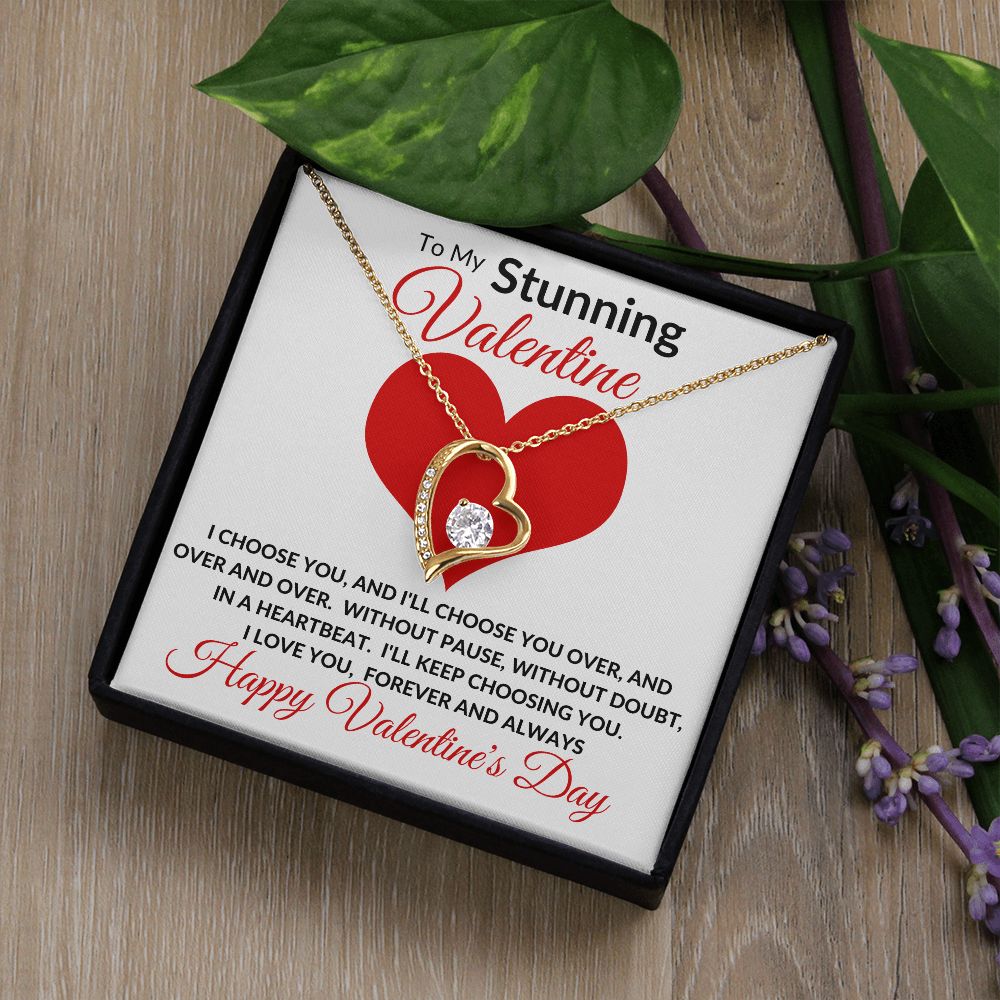 Stunning Valentine Forever Love Necklace