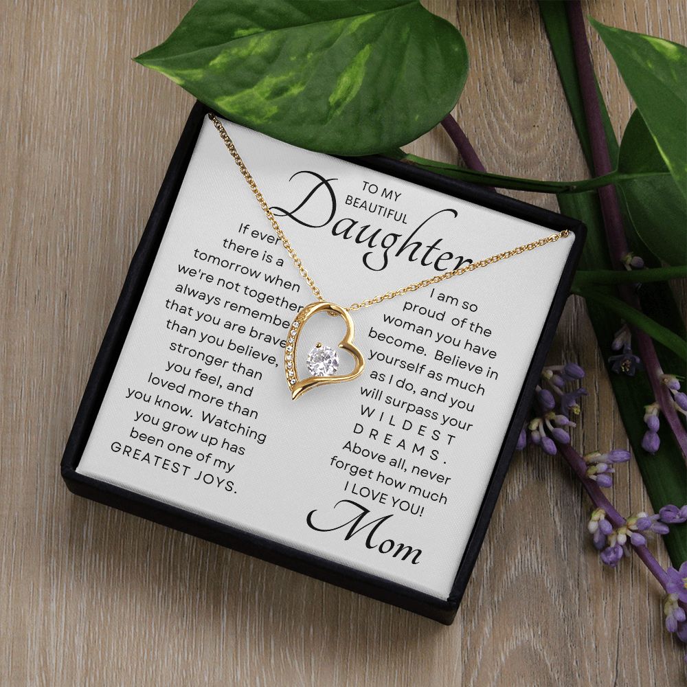 Daughter Greatest Joy Forever Love Necklace