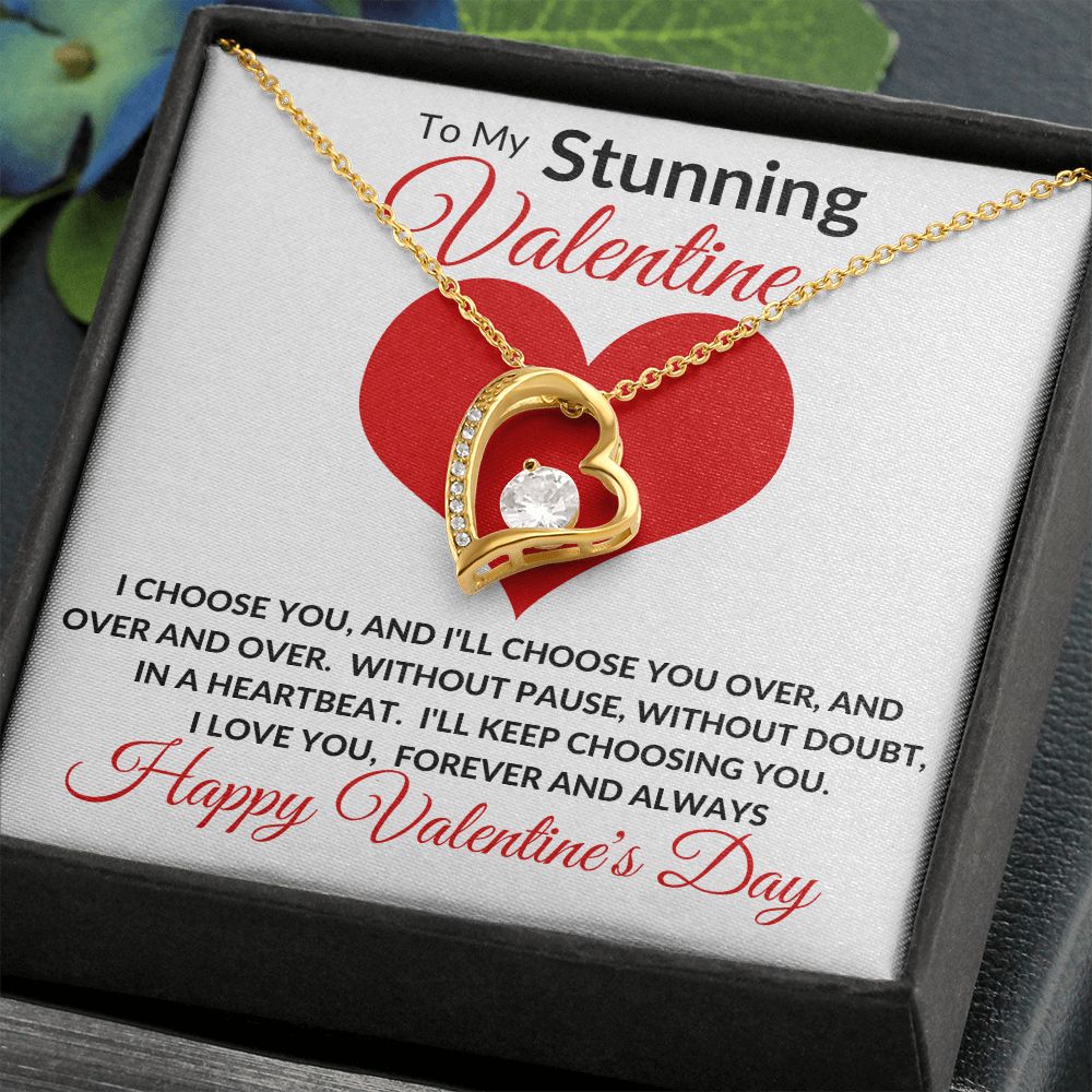 Stunning Valentine Forever Love Necklace