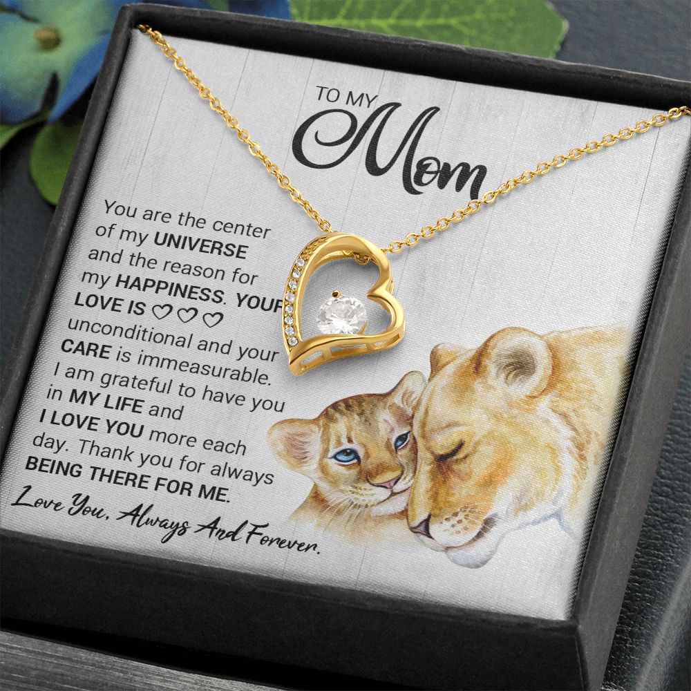 Mom Lioness Universe Forever Love Necklace