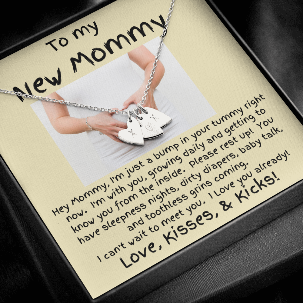 New Mommy / Sweetest Hearts Necklace