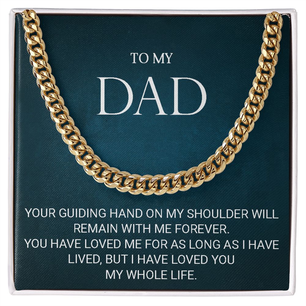 DAD Guiding Hand Cuban Link