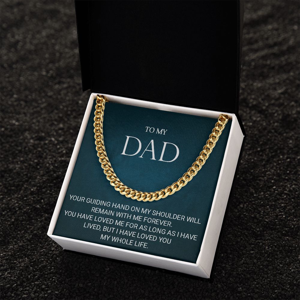 DAD Guiding Hand Cuban Link